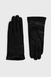 Kožené rukavice Answear Lab dámske, čierna farba #2586607