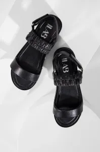 Kožené sandále Answear Lab dámske, čierna farba, #217176