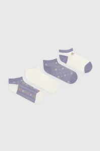 Ponožky Answear Lab 4-pak dámske, fialová farba