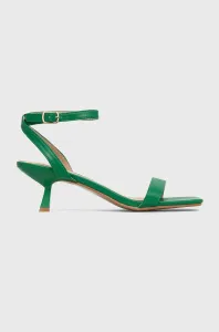 Sandále Answear Lab dámske, zelená farba, #242987