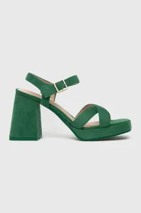 Sandále Answear Lab zelená farba #253310