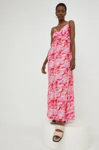 Šaty Answear Lab ružová farba, maxi, áčkový strih #246412