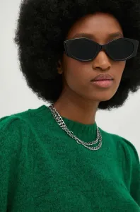 Slnečné okuliare Answear Lab dámske, čierna farba #4246663