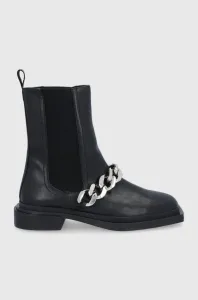 Topánky Chelsea Answear Lab dámske, čierna farba, na plochom podpätku #5657030