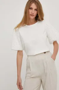 Tričko Answear Lab dámske, biela farba #8699516