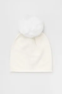 Vlnená čiapka Answear Lab krémová farba, z hrubej pleteniny #186073