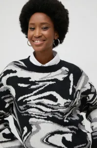 Vlnený sveter Answear Lab dámsky, čierna farba, teplý, #4235135