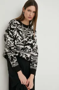 Vlnený sveter Answear Lab dámsky, čierna farba, teplý #4238841