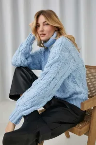 Vlnený sveter Answear Lab dámsky, teplý, s rolákom