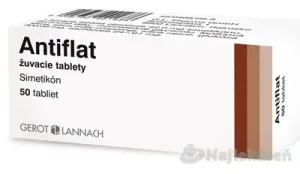 Antiflat žuvacie tablety proti nadúvaniu 50 ks