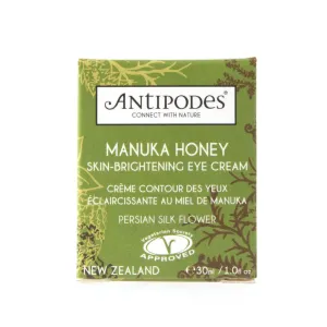 Antipodes Manuka Honey rozjasňujúci očný krém pre mastnú a problematickú pleť 30 ml
