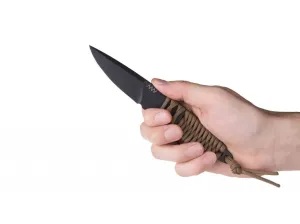 Nůž s pevnou čepelí ANV® P100 – Písková, DLC (Farba: Piesková, Varianta: Čierna čepeľ - DLC)