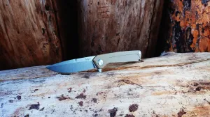 Zatvárací nôž ANV® Z100 G10 Liner Lock – Coyote rukoväť, sivá čepeľ - Stone Wash (Farba: Coyote, Varianta: Sivá čepeľ – Stone Wash)