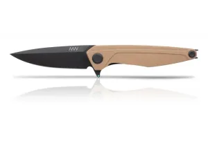 Zatvárací nôž ANV® Z300 G10 Liner Lock - Coyote rukoväť, čierna čepeľ - DLC (Farba: Coyote, Varianta: Čierna čepeľ - DLC) #2368478