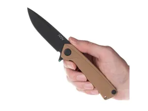 Zavírací nůž ANV® Z100 G10 Liner Lock – Coyote, černá čepel DLC (Farba: Coyote, Varianta: Čierna čepeľ - DLC) #2368459