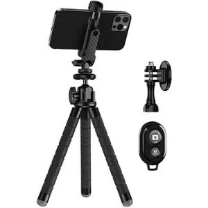 Apexel Multi-functional 360° Rotatable Vlog Clip with Octopus Tripod