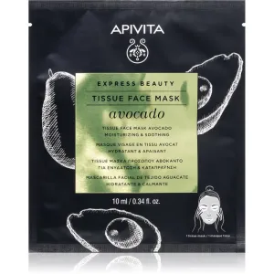 Apivita Express Beauty Avocado hydratačná plátienková maska na upokojenie pleti 10 ml #882459