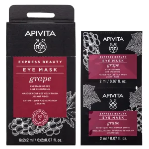 Apivita Express Beauty Grape očná maska s vyhladzujúcim efektom 2 x 2 ml #882457