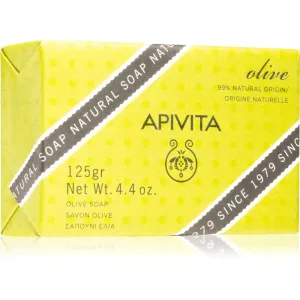 Apivita Natural Soap Olive čistiace tuhé mydlo 125 g
