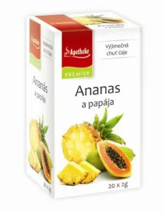 Apotheke Premier Selection čaj ananás a papája 20 x 2 g