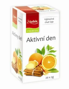 Apotheke - Čaj Aktívny deň korenený pomaranč s maté a zázvorom 20x2g