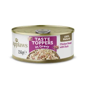 Applaws Taste Toppers v omáčke 6 x 156 g - kuracie s kačacím