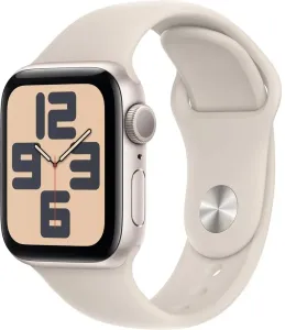 Apple Watch SE GPS + Cellular 40mm hviezdna biela , hliníkové puzdro so športovým remienkom hviezdna biela - SM MRFX3QCA