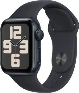 Apple Watch SE GPS 44mm polnočná , hliníkové puzdro so športovým remienkom polnočná - ML MRE93QCA