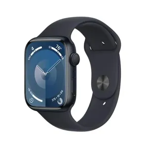 Apple Watch Series 9 GPS 45mm polnočná , hliníkové puzdro so športovým remienkom polnočná - SM MR993QCA