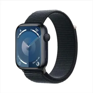 Apple Watch Series 9 GPS 45mm polnočná , hliníkové puzdro so športovým remienkom polnočná MR9C3QCA