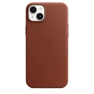 Apple iPhone 14 Plus Kožený kryt s MagSafe tehlovo hnedý