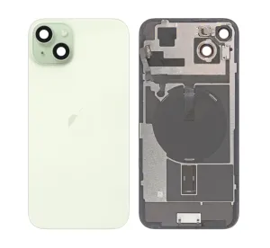 Apple iPhone 15 Plus - Back Cover Glass / Náhradní zadní sklo housingu (green)