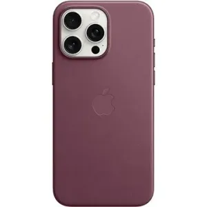 Apple iPhone 15 Pro Max Kryt z tkaniny FineWoven s MagSafe morušovo červený