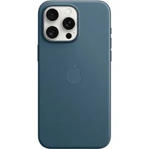 Apple iPhone 15 Pro Max Kryt z tkaniny FineWoven s MagSafe tichomorsky modrý