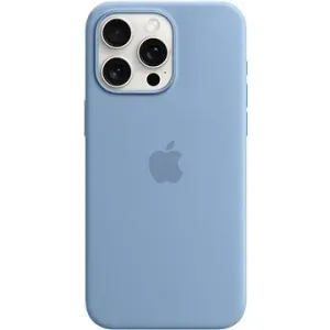 Apple iPhone 15 Pro Max Silikónový kryt s MagSafe ľadovo modrý