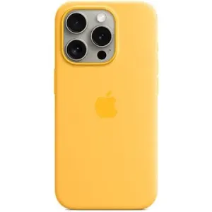 Apple iPhone 15 Pro Silikónový kryt s MagSafe lúčovo žltý