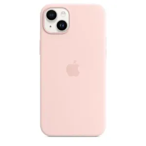Apple iPhone 14 Plus Silikónový kryt s MagSafe kriedovo ružový