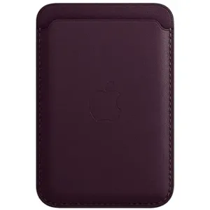 Apple iPhone Kožená peňaženka s MagSafe tmavo višňová