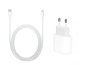 Rychlonabíjecí souprava pro iPhone - 20W USB-C adaptér a USB-C / lightning kabel