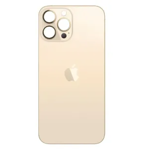 iPhone 13 Pro Max - Sklo zadního housingu se zvětšeným otvorem na kameru - Gold