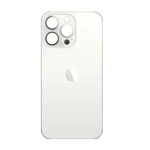 iPhone 13 Pro - Sklo zadního housingu se zvětšeným otvorem na kameru - Silver