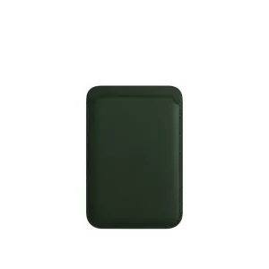 Apple iPhone Kožená peňaženka s MagSafe sekvojovo zelený