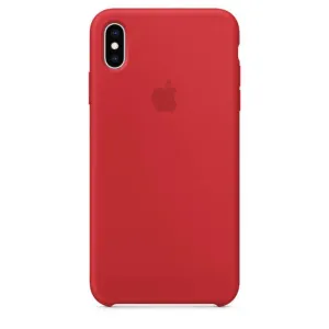 Apple Apple iPhone XS Max Silikonové puzdro  KP28810 červená
