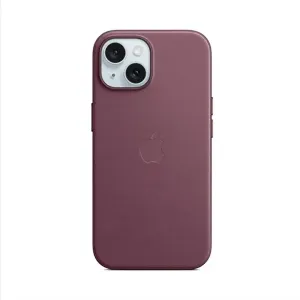 Zadný kryt FineWoven pre Apple iPhone 15 Plus s MagSafe, morušovo červená MT4A3ZM/A