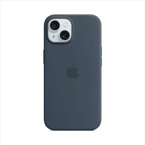 Silikónový zadný kryt pre Apple iPhone 15 s MagSafe, búrkovo modrá MT0N3ZMA