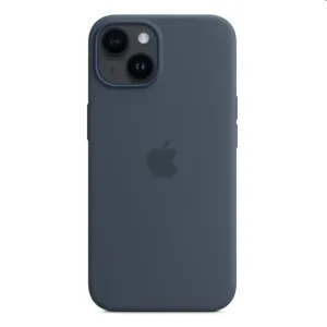 Silikónový zadný kryt pre Apple iPhone 14 s MagSafe, búrkovo modrá MPRV3ZM/A