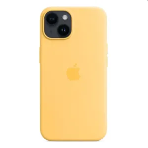 Silikónový zadný kryt pre Apple iPhone 14 s MagSafe, slnečne žltá MPT23ZM/A