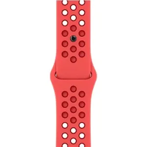 Apple Watch 41 mm žiarivo-karmínový – Gym Red športový remienok Nike