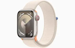 Apple Watch Series 9 45 mm Cellular Hviezdno biely hliník s hviezdno bielym prevliekacím remienkom