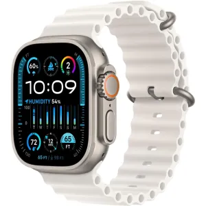 Apple Watch Ultra 2 49 mm titánové puzdro s bielym oceánskym remienkom